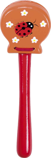 Castagnettes En Bois à Long Manche Pour Enfants – Instrument De Percussion, éveil Musical, Motricité Fine