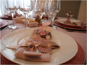 decoration du bapteme table