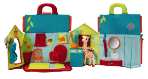 Sophie la girafe maison ouverte