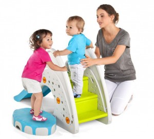 sport avec bébé trampoline