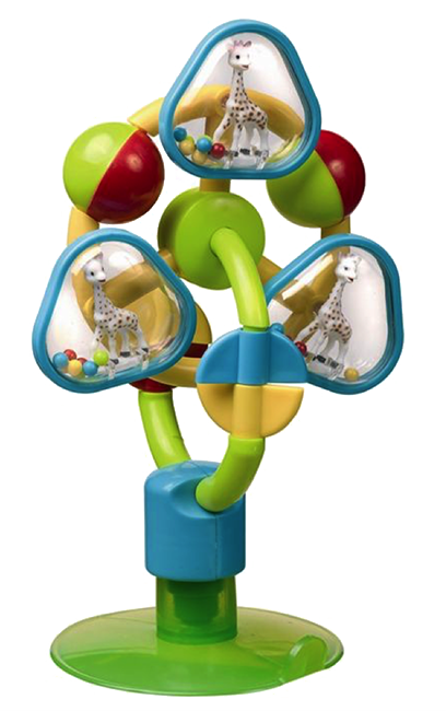 Montessori Jouet Bebe 1 2 3 Ans, Sensoriel Jeux Girafe avec Ventous