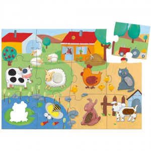 Puzzle tactile de Djeco