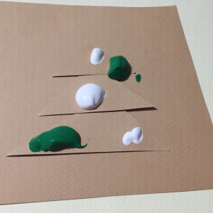 Peinture dans un sac sapin sans tache