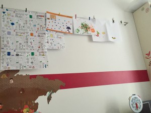 Accrocher les dessins