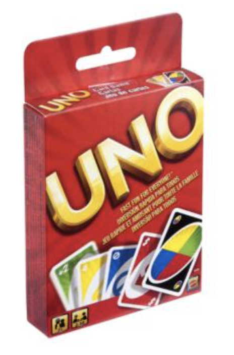 Uno jeu de cartes enfant