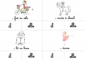cartes à pinces il ou elle ief