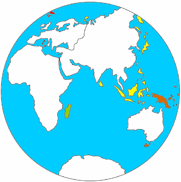 Les continents et les océans montessori cartes