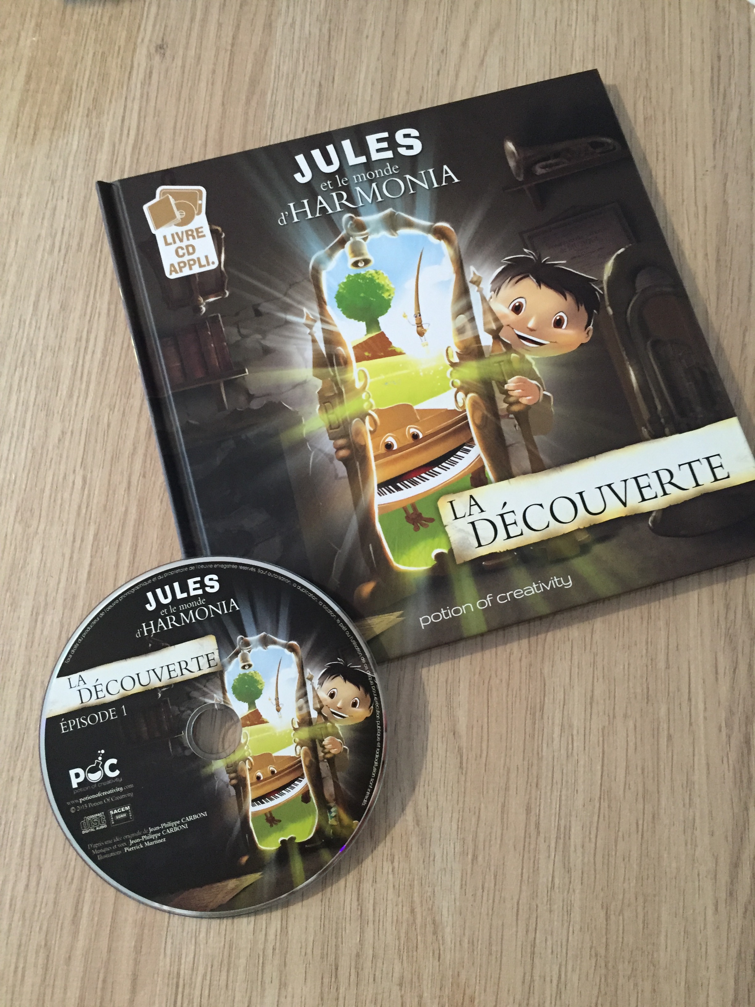 Jules et le monde d'Harmonia livre