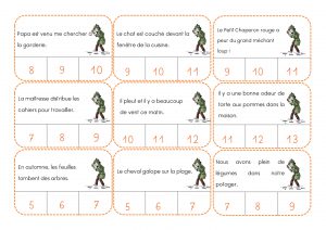 Exercices pour janvier nombre de mots ief maternelle