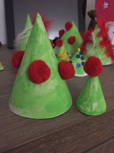 forêt de Noël diy décoration enfant