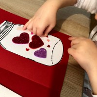 saint-valentin carte diy enfant