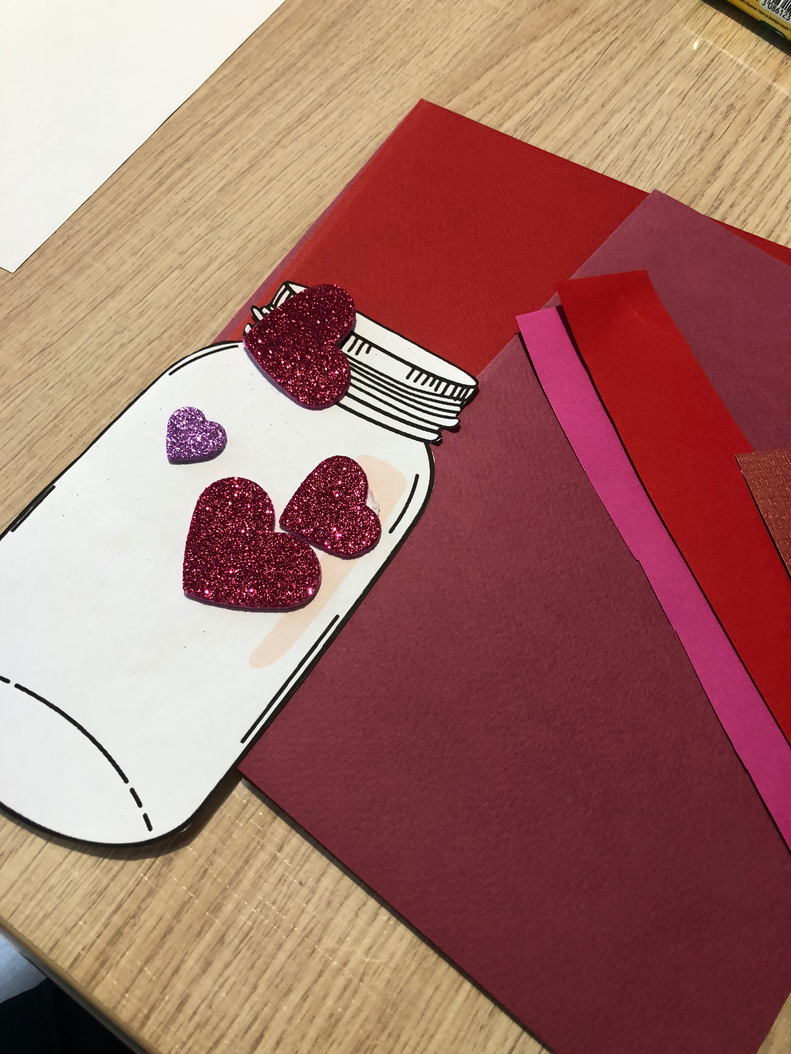 saint-valentin carte diy