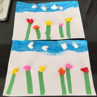 tableau de fleurs montessori