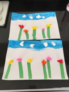 tableau de fleurs montessori