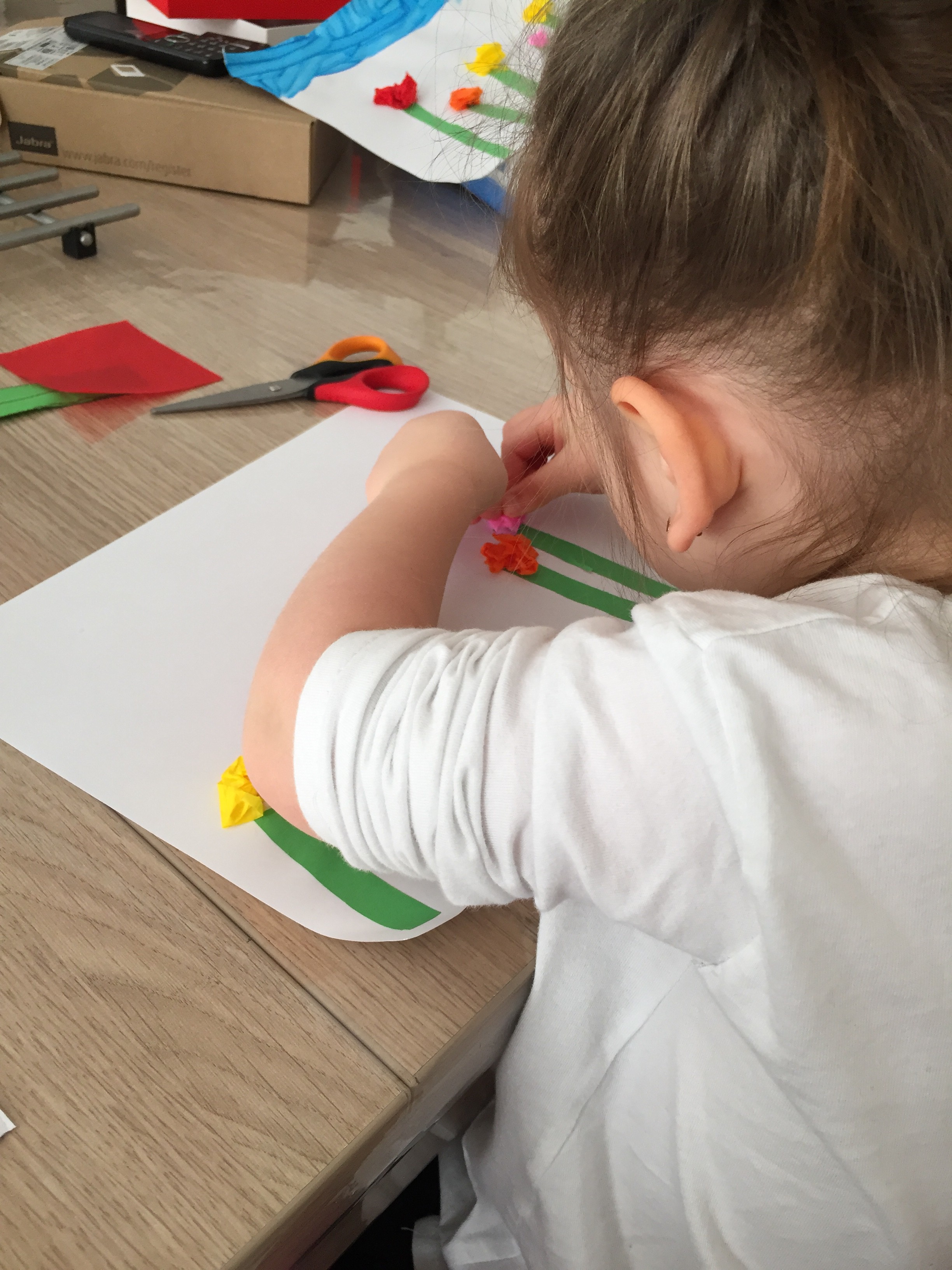 activité enfant tableau de fleurs