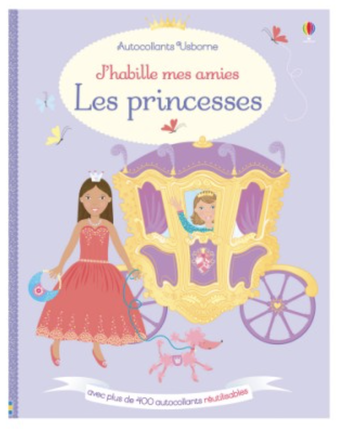 livre gommettes princesse cadeau fille 4 ans