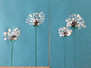 pissenlit peinture