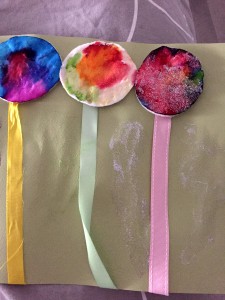 ballons en coton carte cadeau diy