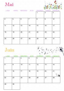 Calendrier 2020 IEF