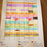 planning école à la maison