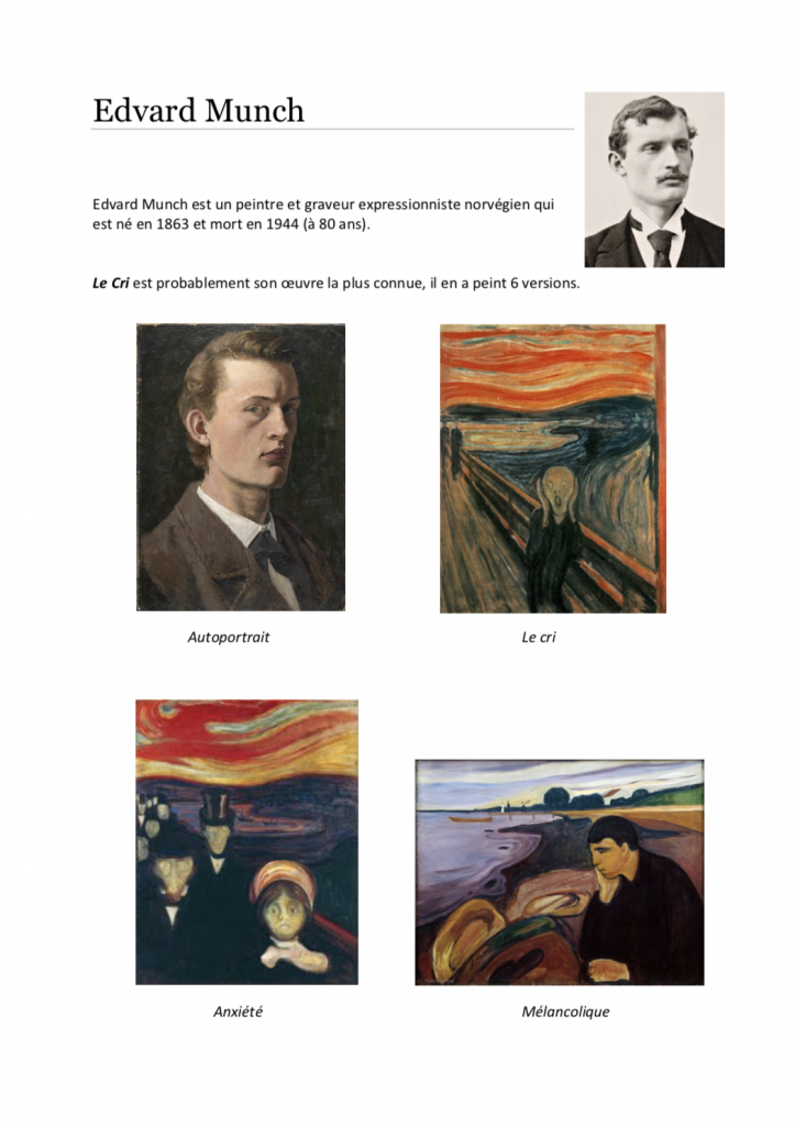 Edvard munch le cri