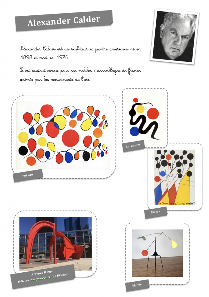 fiche Alexander Calder