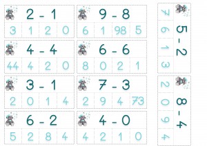 Cartes de calculs maternelle cp ief mathématiques