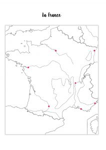 Carte de la France