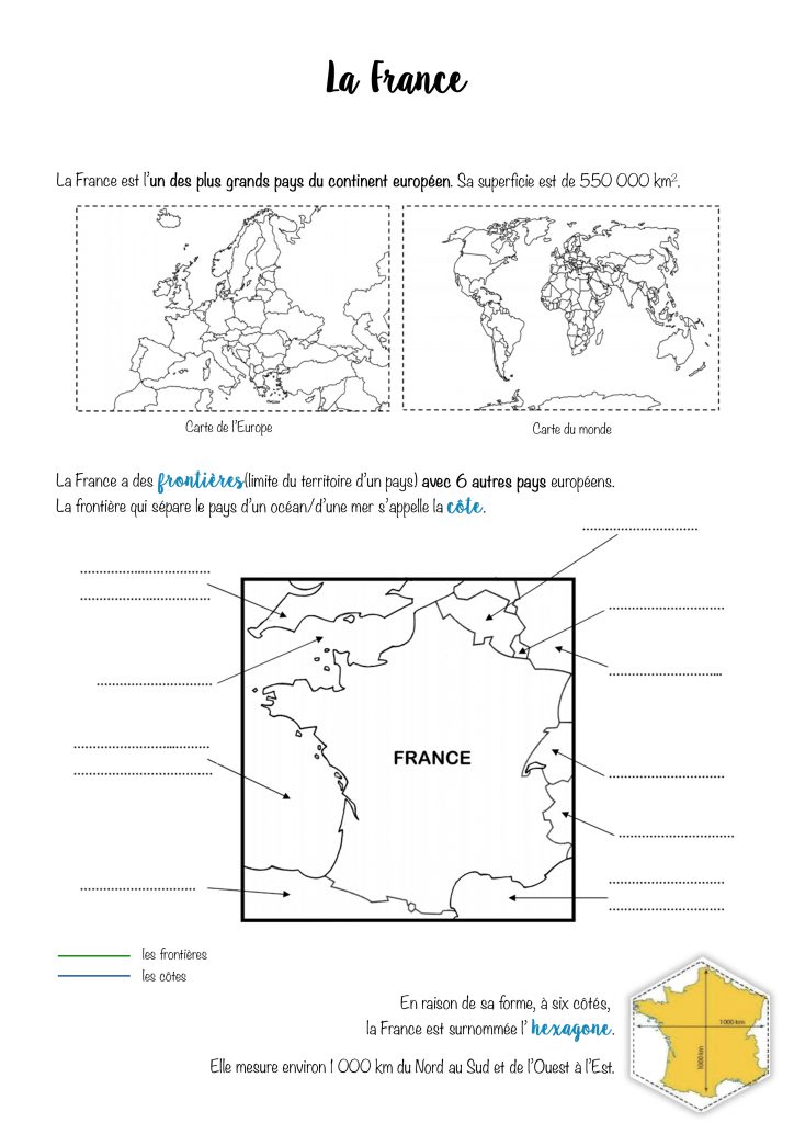 La France géographie