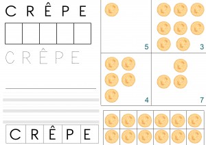 Activités sur la chandeleur ief calculs écriture