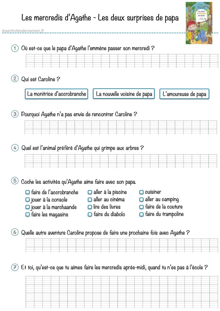 comprehension texte CP CE1