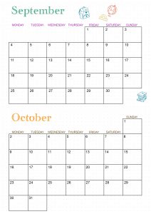 calendrier 2023 octobre septembre