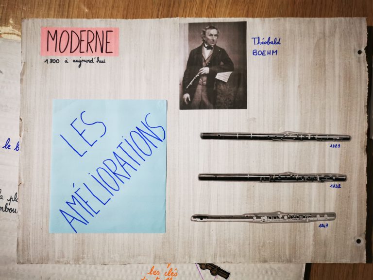 Flute Haute Bonne Fête Maman Choix Style Gravure Artisanale