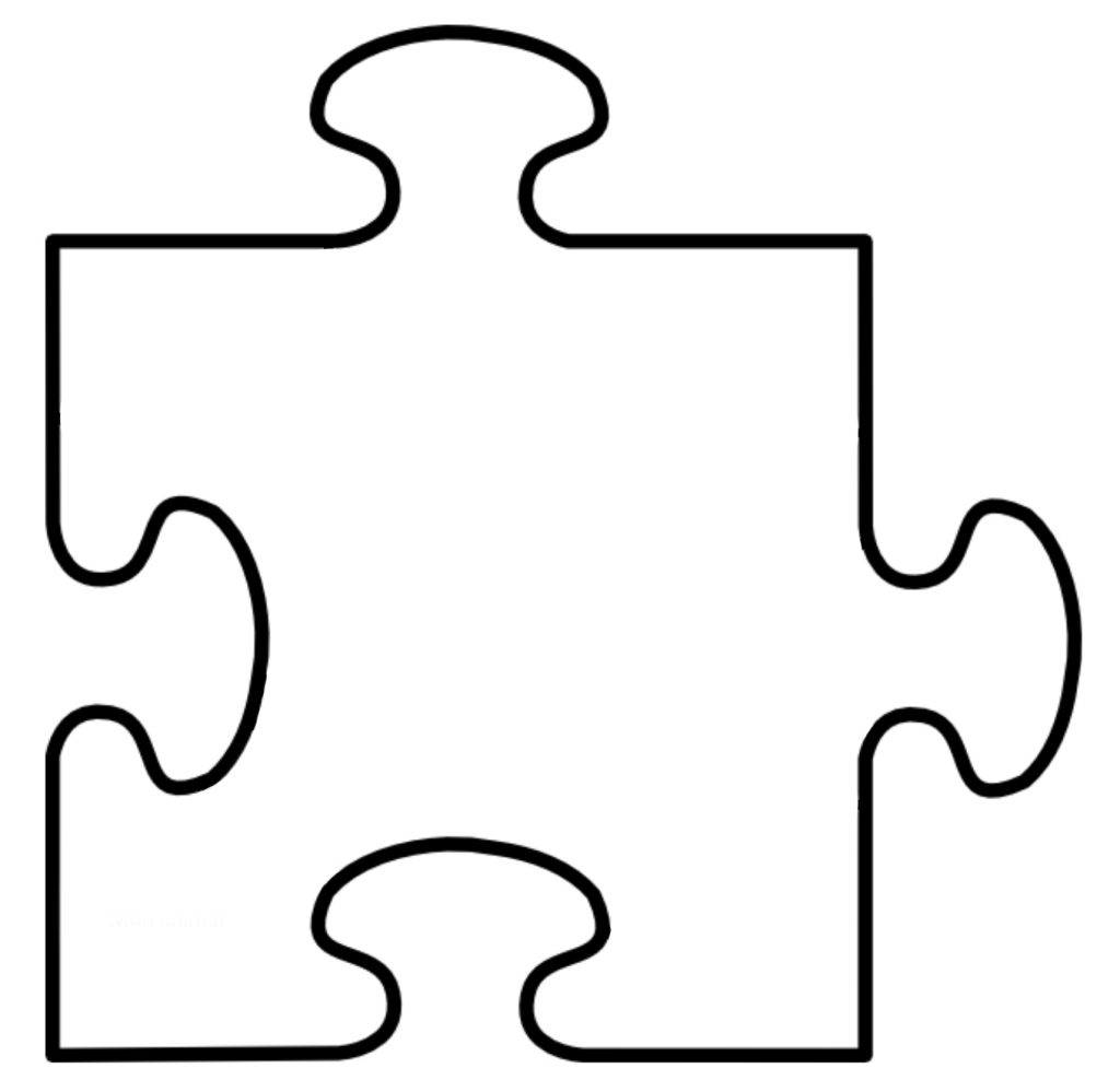 pièce puzzle vierge