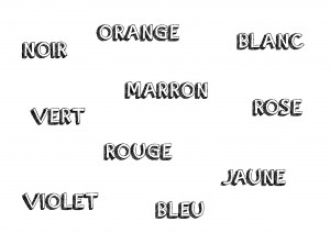 les couleurs coloriage lecture lire les mots ief