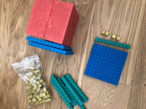 les grands nombres cubes en bois instruction en famille