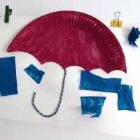 création d'un parapluie activité enfant maternelle