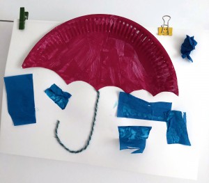 création d'un parapluie activité enfant maternelle