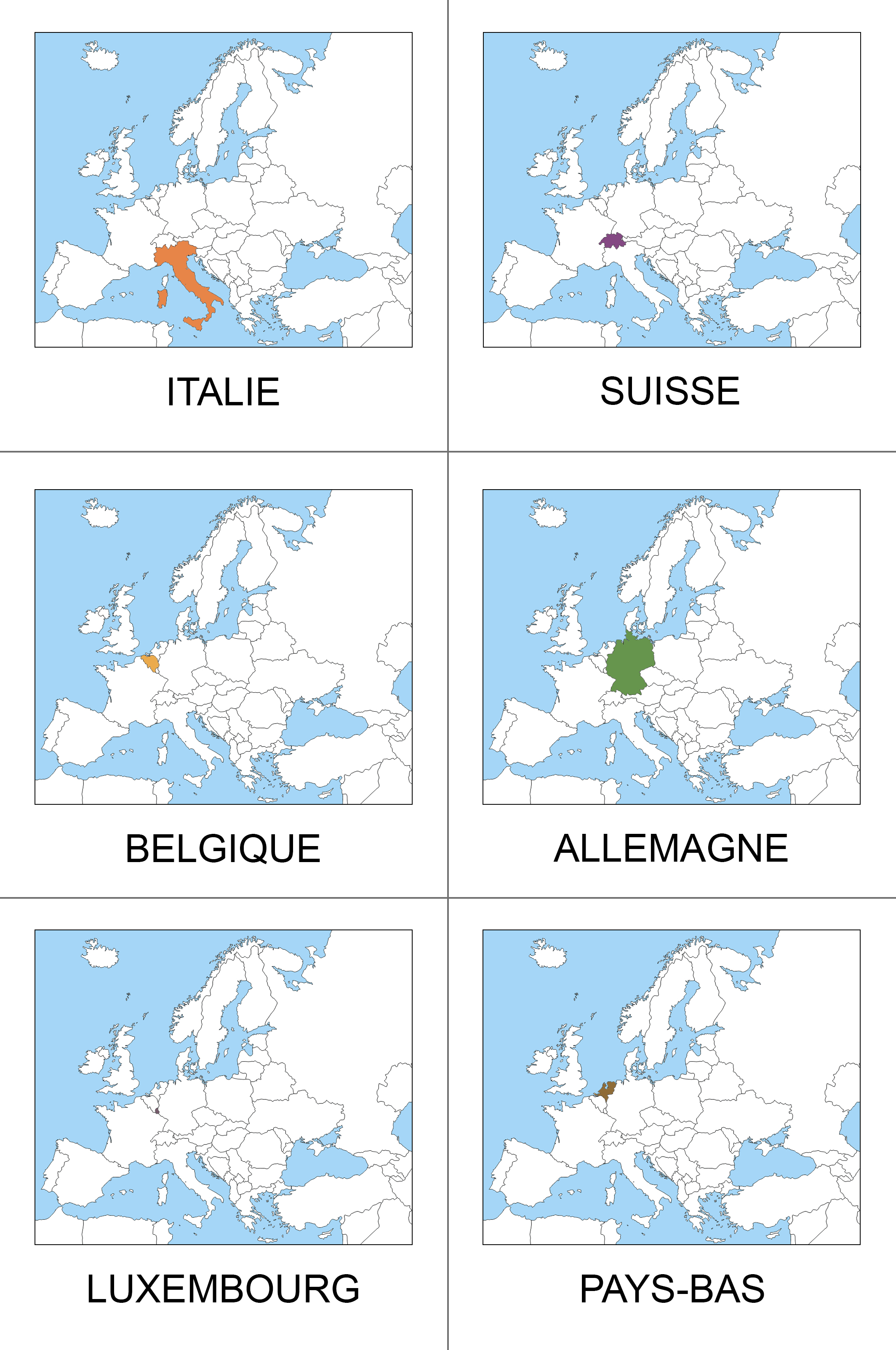 nomenclature des pays du monde