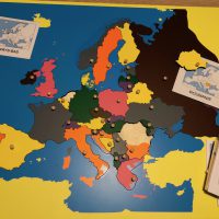 Europe carte puzzle Montessori