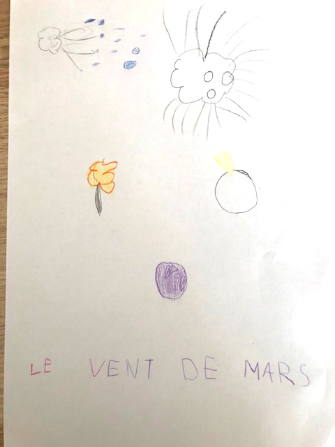 poésie du mois de mars dessins