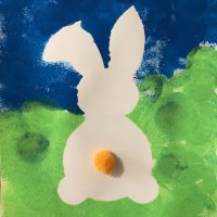 activités pour paques peinture ief lapin maternelle