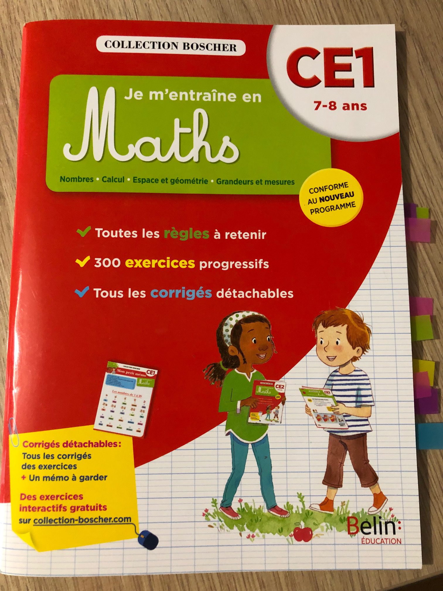 Les cahiers Boscher mathématiques ce1