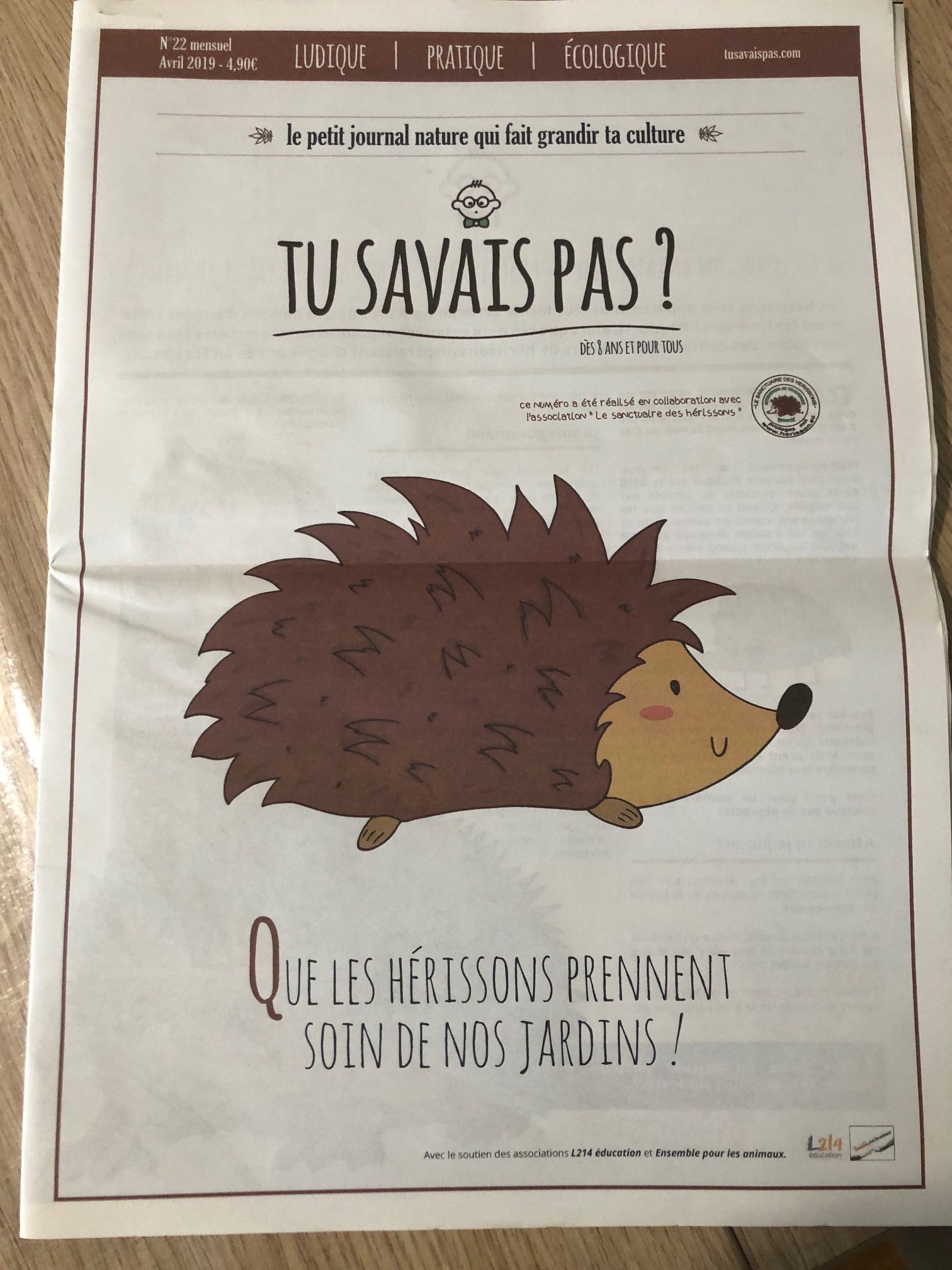 tu savais pas journal sur les animaux