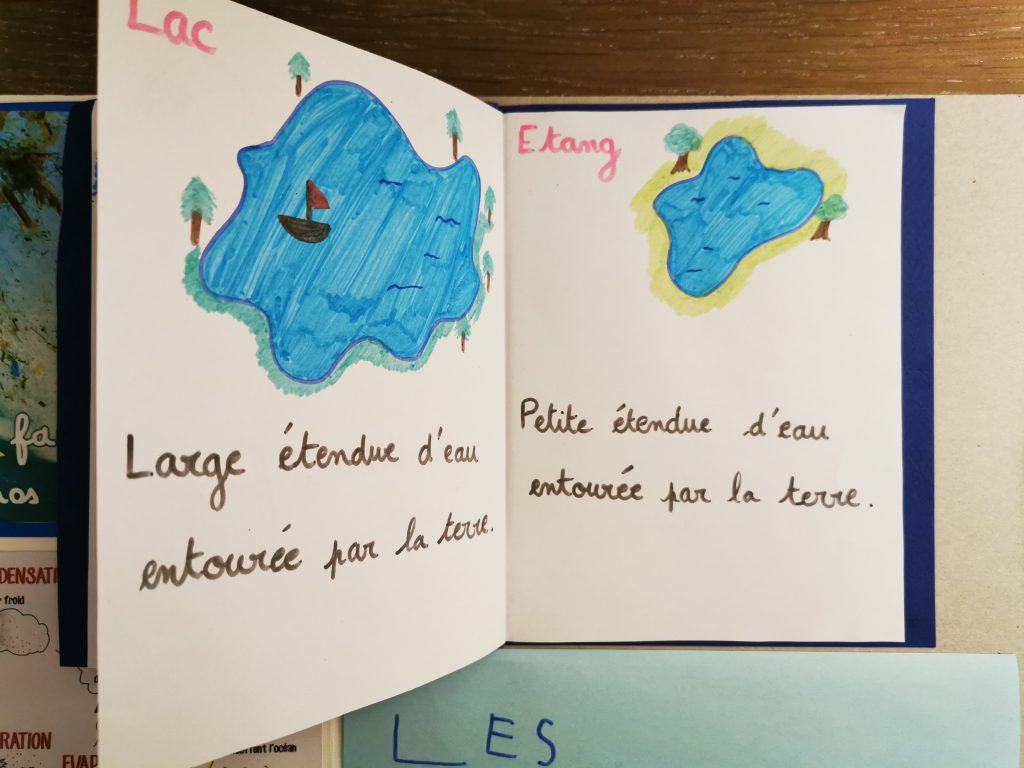 lapbook l'eau sur terre