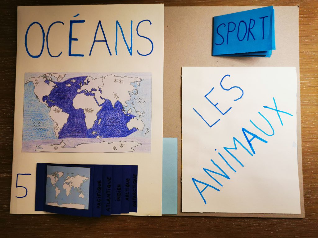 lapbook les océans projet enfant