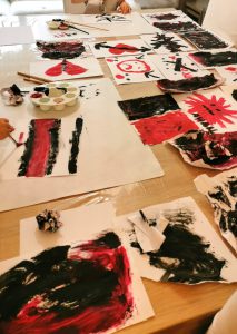 peinture la colère