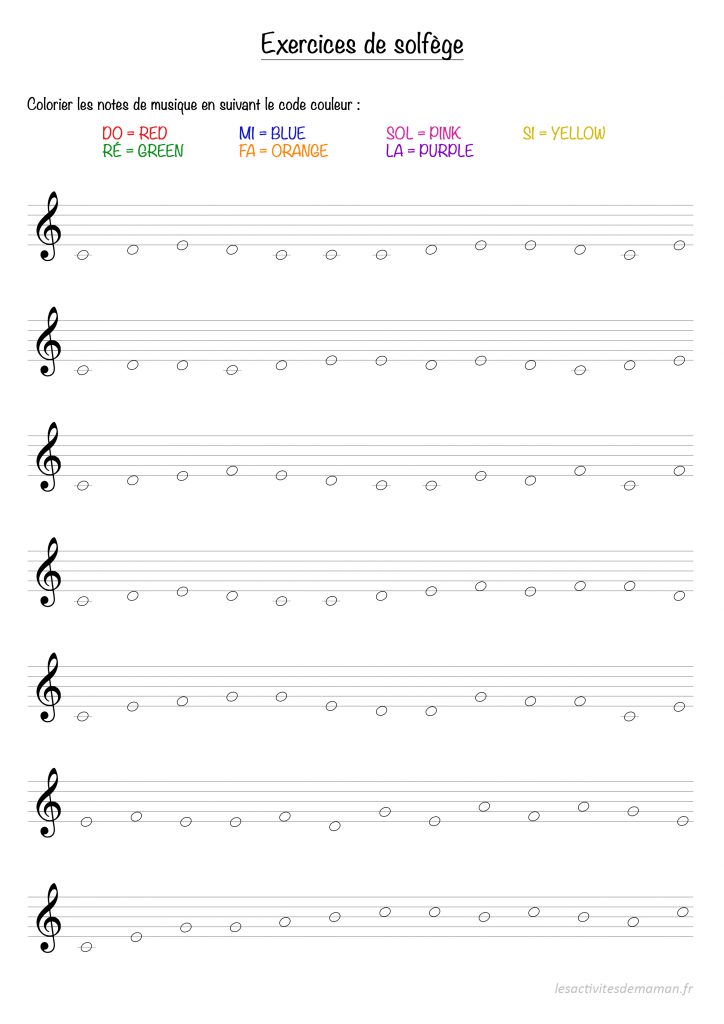 exercices solfège musique