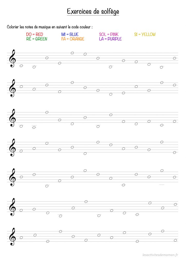 exercice solfège