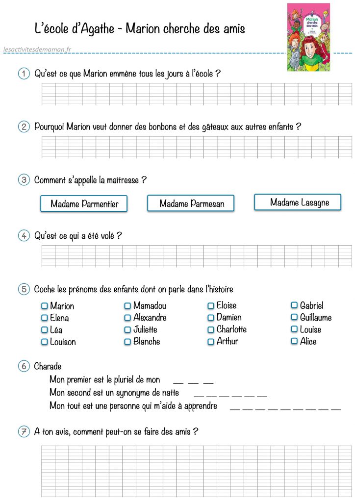 Marion cherche des amis rallye lecture